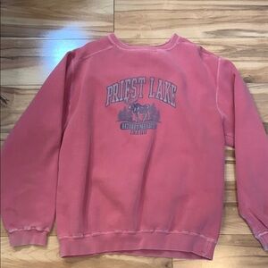 Priest Lake Pink Sweater